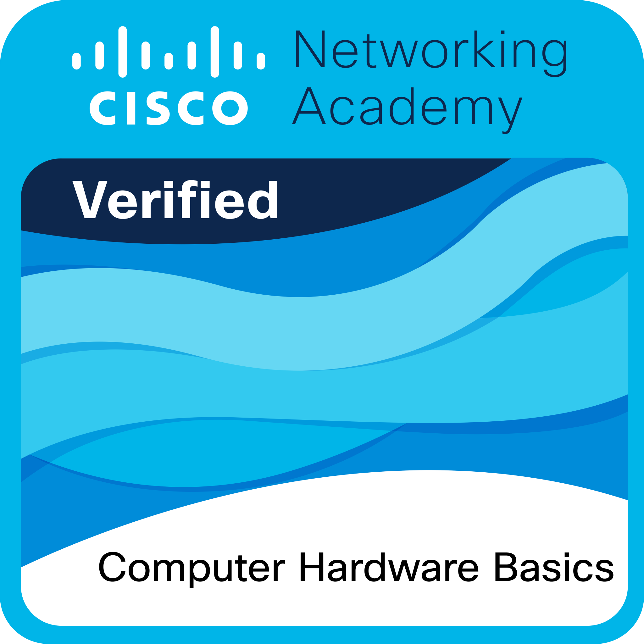 Cisco Computer Hardware Basics badge